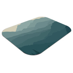 Aizsargājošs grīdas paklājs Decormat, Meža kalni, 100x70 cm цена и информация | Офисные кресла | 220.lv