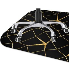 Aizsargājošs grīdas paklājs Decormat, Mozaīkas zelts un melns, 140x, 100 cm цена и информация | Офисные кресла | 220.lv