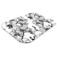 Aizsargājošs grīdas paklājs Decormat, Orhidejas, 100x70 cm cena un informācija | Biroja krēsli | 220.lv