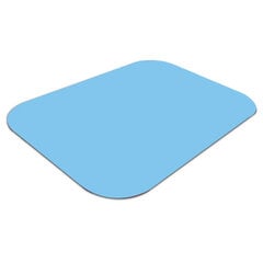 Aizsargājošs grīdas paklājs Decormat, Pasteļa zilā krāsā, 120x90 cm cena un informācija | Biroja krēsli | 220.lv