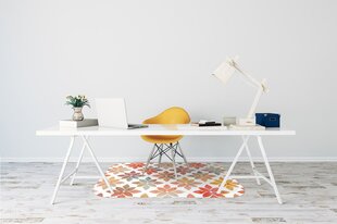 Aizsargājošs grīdas paklājs Decormat, Puķu modelis, 100x70 cm cena un informācija | Biroja krēsli | 220.lv