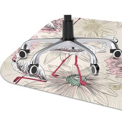 Aizsargājošs grīdas paklājs Decormat, Rozā flamingo, 100x70 cm cena un informācija | Biroja krēsli | 220.lv