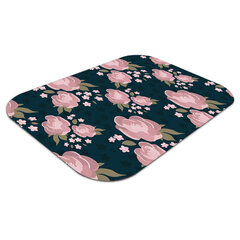 Aizsargājošs grīdas paklājs Decormat, Rozā ziedi, 120x90 cm cena un informācija | Biroja krēsli | 220.lv