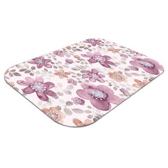 Aizsargājošs grīdas paklājs Decormat, Rozā ziedi, 140x, 100 cm cena un informācija | Biroja krēsli | 220.lv