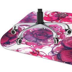 Aizsargājošs grīdas paklājs Decormat, Sarkanās rozes, 100x70 cm cena un informācija | Biroja krēsli | 220.lv