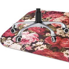 Aizsargājošs grīdas paklājs Decormat, Sarkanās rozes, 120x90 cm cena un informācija | Biroja krēsli | 220.lv