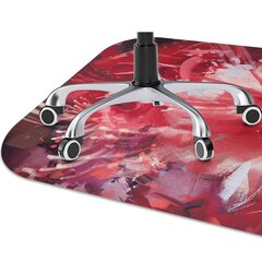 Aizsargājošs grīdas paklājs Decormat, Sarkans zieds, 100x70 cm cena un informācija | Biroja krēsli | 220.lv