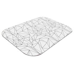 Aizsargājošs grīdas paklājs Decormat, Vienkārši trīsstūri, 100x70 cm cena un informācija | Biroja krēsli | 220.lv