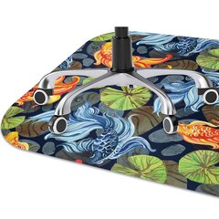 Aizsargājošs grīdas paklājs Decormat, Zelta zivtiņa, 100x70 cm cena un informācija | Biroja krēsli | 220.lv
