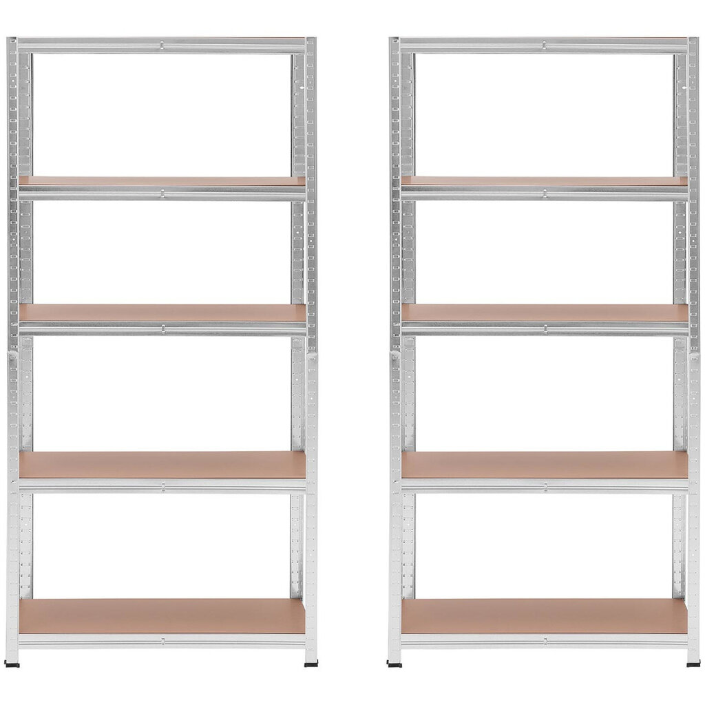 Noliktavas plauktu komplekts, 90x40x180 cm цена и информация | Saimniecības plaukti | 220.lv