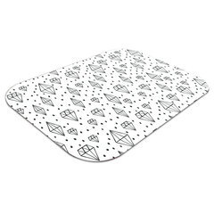 Aizsargājošs grīdas paklājs Decormat, Zīmēti dimanti, 100x70 cm cena un informācija | Biroja krēsli | 220.lv