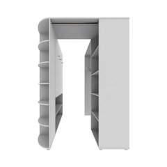 Потолочный угловой шкаф Cariba, белый цена и информация | Шкафы | 220.lv