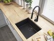 Virtuves maisītājs sifons Granitan Nexo, melns цена и информация | Ūdens maisītāji virtuvei | 220.lv