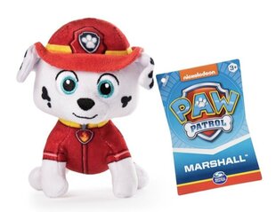 Plīša rotaļlieta Spin Master Ķepu patruļa (Paw Patrol)Marsh, balts, 13cm cena un informācija | Mīkstās (plīša) rotaļlietas | 220.lv