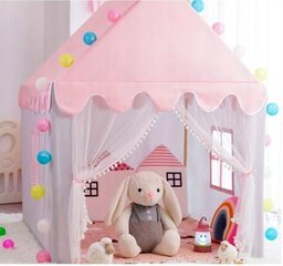 Bērnu rotaļu namiņš Ija, rozā, 13x100x120 cm cena un informācija | Bērnu rotaļu laukumi, mājiņas | 220.lv