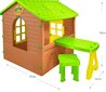 Bērnu rotaļu namiņš Mochtoys, brūna, 120.5x175x122cm cena un informācija | Bērnu rotaļu laukumi, mājiņas | 220.lv