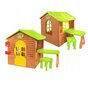 Bērnu rotaļu namiņ Mochtoys, brūns, 122 x 180 x 120,5 cm цена и информация | Bērnu rotaļu laukumi, mājiņas | 220.lv
