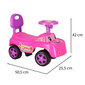 Bērnu auto skrejritenis Smile, rozā cena un informācija | Rotaļlietas zīdaiņiem | 220.lv