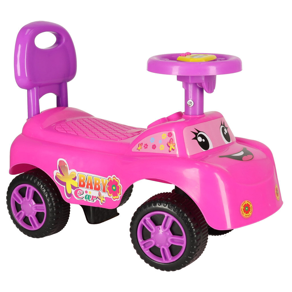Bērnu auto skrejritenis Smile, rozā цена и информация | Rotaļlietas zīdaiņiem | 220.lv