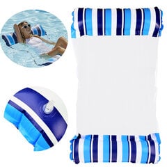 Piepūšamais peldēšanas matracis, 115x66 cm, zils cena un informācija | Piepūšamās rotaļlietas un pludmales preces | 220.lv