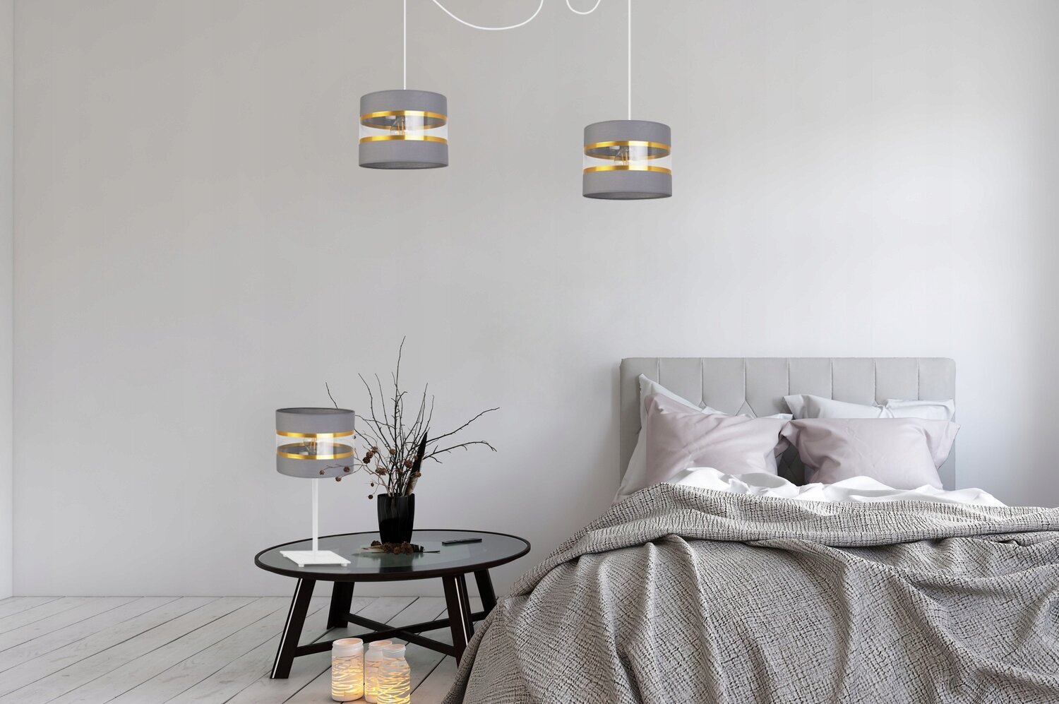 LightHome galda lampa Elegance Gold Gia цена и информация | Galda lampas | 220.lv