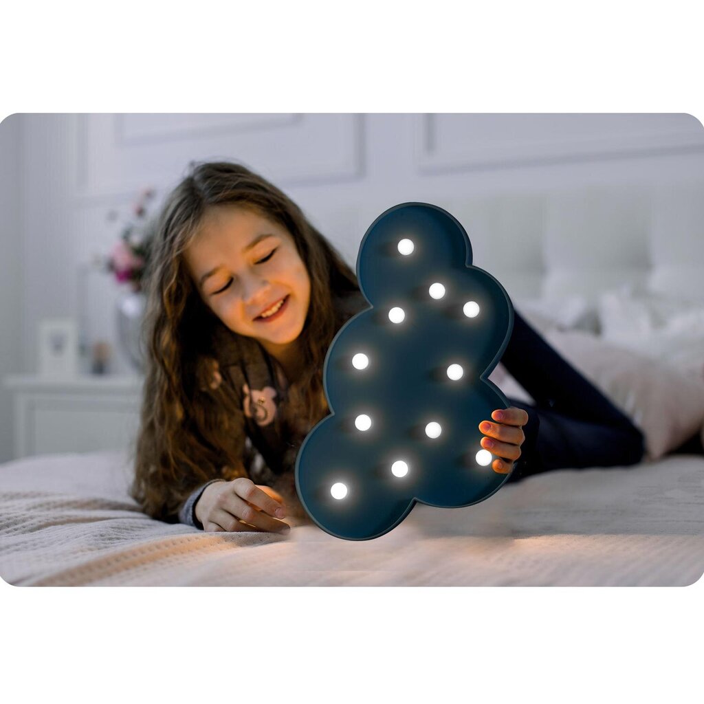 Nukido bērnu nakts lampa Mākonis 740923 цена и информация | Lampas bērnu istabai | 220.lv
