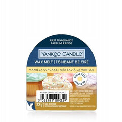 Yankee Candle aromātiskais vasks Vanilla Cupcake, 22g cena un informācija | Sveces un svečturi | 220.lv