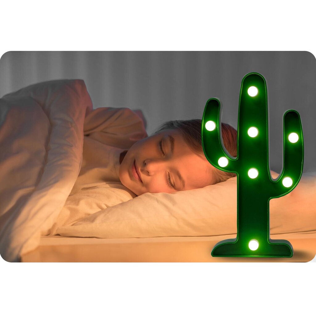 Ricokids bērnu nakts lampa Kaktuss 740901 цена и информация | Lampas bērnu istabai | 220.lv