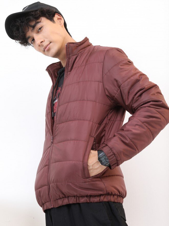 Stepētas vīriešu jakas no Pantoneclo - NYLN-015 (oxblood red) cena un informācija | Vīriešu virsjakas | 220.lv