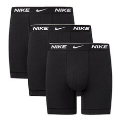 Nike bokseršorti vīriešiem Everyday Cotton Stretch 3 gab., melni cena un informācija | Vīriešu apakšbikses | 220.lv