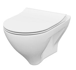 Piekarināms tualetes pods Cersanit ar lēnu vāku cena un informācija | Tualetes podi | 220.lv