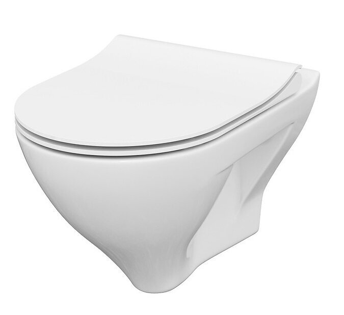 Piekarināms tualetes pods Cersanit ar lēnu vāku цена и информация | Tualetes podi | 220.lv