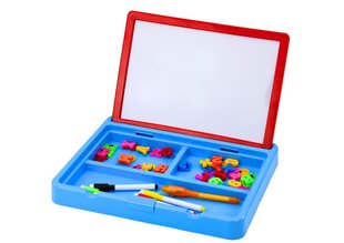 Magnētiskā zīmēšanas tāfele 2in1 Lean Toys cena un informācija | Attīstošās rotaļlietas | 220.lv