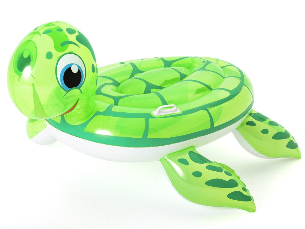 Piepūšamais matracis bruņurupucis Bestway, 140 cm, zaļš цена и информация | Piepūšamās rotaļlietas un pludmales preces | 220.lv