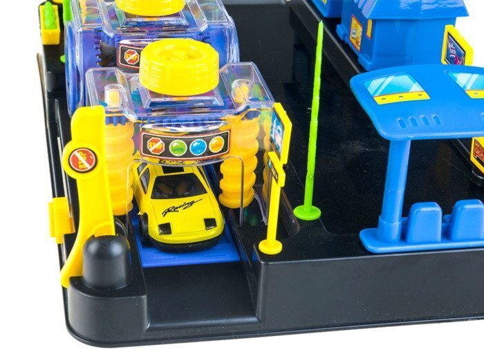 Rotaļlietu automazgātuve ar automašīnām, dažādu krāsu цена и информация | Rotaļlietas zēniem | 220.lv