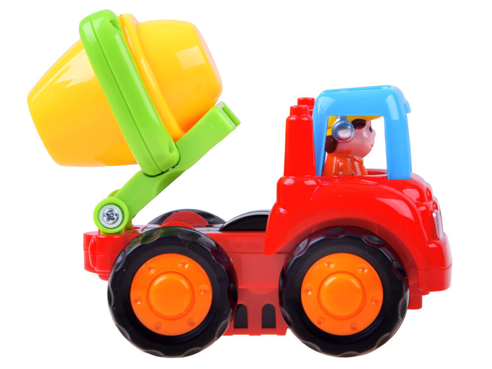 Celtniecības transportlīdzekļu komplekts bērniem Hola, dažādu krāsu cena un informācija | Rotaļlietas zēniem | 220.lv