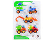 Celtniecības transportlīdzekļu komplekts bērniem Hola, dažādu krāsu cena un informācija | Rotaļlietas zēniem | 220.lv