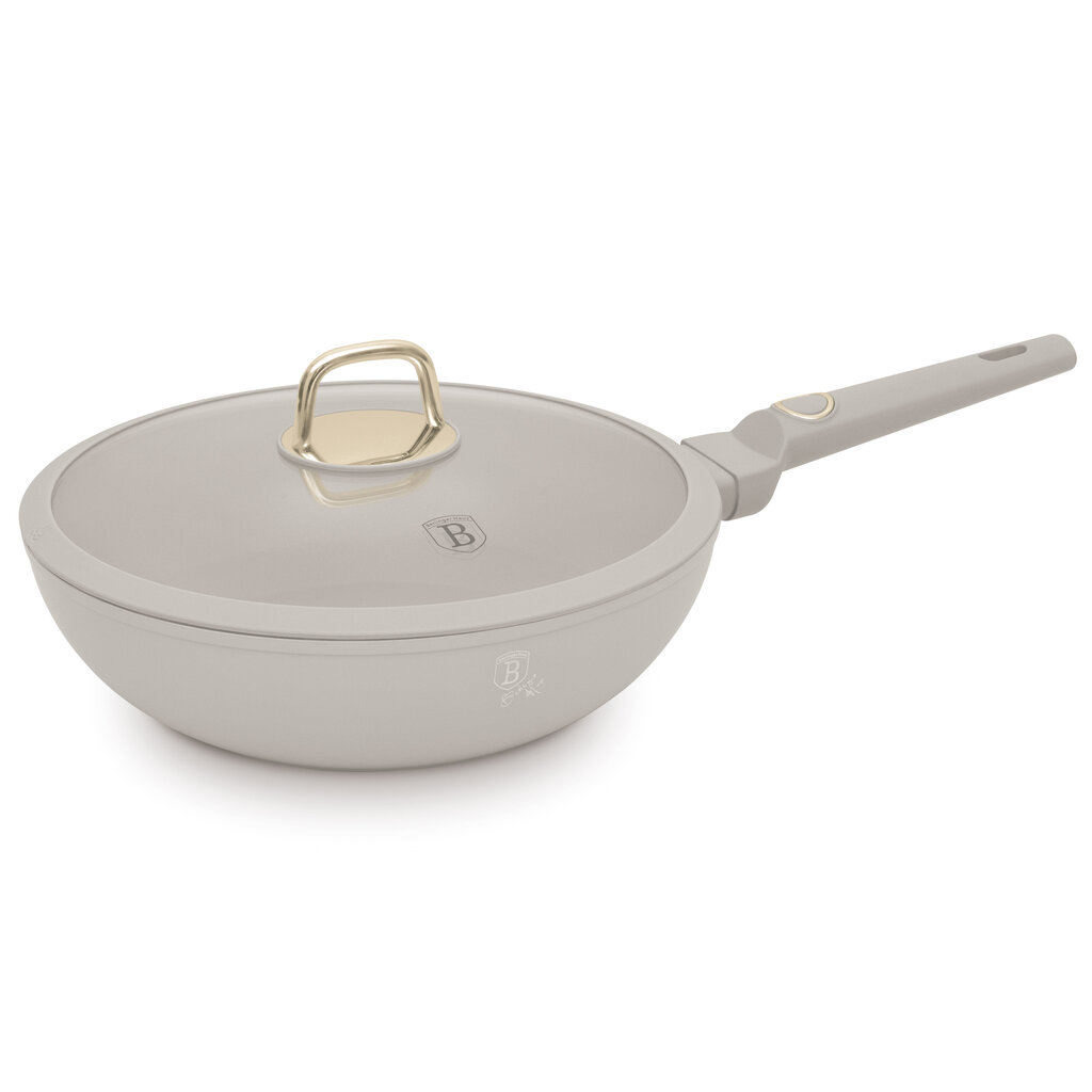 Berlinger Haus wok panna ar vāku Sahara Collection, 28 cm cena un informācija | Pannas | 220.lv