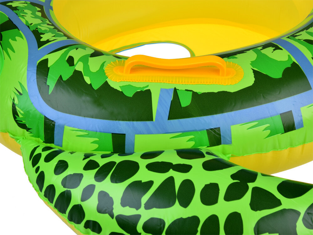 Piepūšamais peldēšanas ritenis bruņurupucis, zaļš, 90 cm cena un informācija | Piepūšamās rotaļlietas un pludmales preces | 220.lv