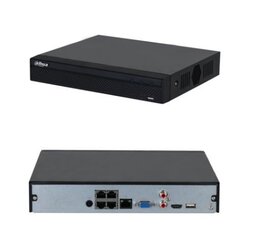 Net video ierakstītājs 4ch 4poe/nvr2104hs-p-4ks3, Dahua цена и информация | Камеры видеонаблюдения | 220.lv