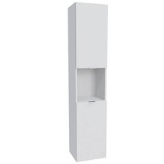 Vannas istabas skapītis Aatrium, 35x30x165 cm, balta cena un informācija | Vannas istabas skapīši | 220.lv