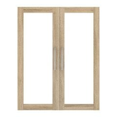 Skapja durvis Aatrium, 84x105 cm, brūns cena un informācija | Skapji | 220.lv