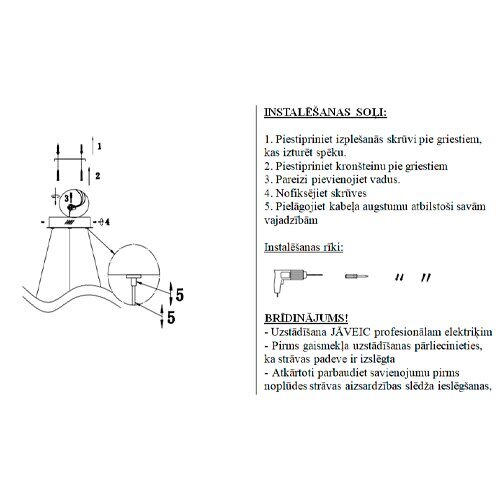 Piekaramā lampa Fortuna, balta цена и информация | Lustras | 220.lv