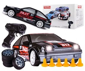 Drifta auto ar tālvadības pulti HB Toys, melns cena un informācija | Rotaļlietas zēniem | 220.lv