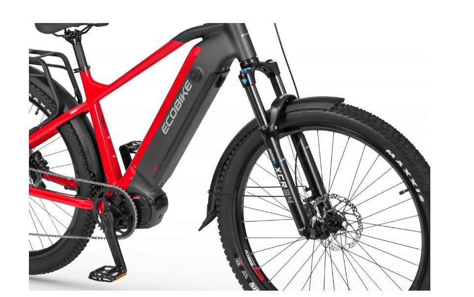 Elektriskais velosipēds Ecobike RX 500, sarkans/melns cena un informācija | Elektrovelosipēdi | 220.lv