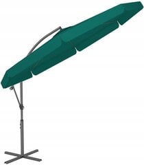 Āra lietussargs Funfit Garden, zaļš, 300 cm цена и информация | Зонты, маркизы, стойки | 220.lv