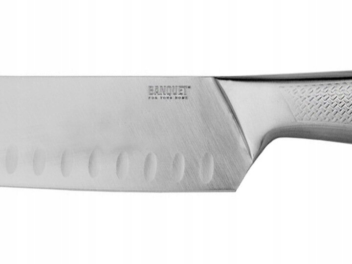 Banquet santoku nazis Metallic, 30,5 cm cena un informācija | Naži un to piederumi | 220.lv