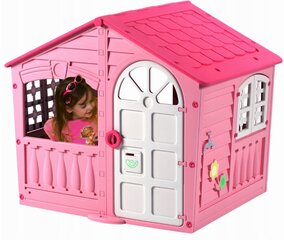 Bērnu rotaļu namiņš PalPlay, rozā, 140 cm x 111 cm x 115 cm cena un informācija | Bērnu rotaļu laukumi, mājiņas | 220.lv
