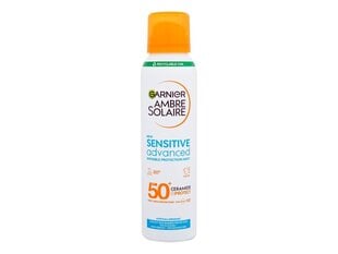 Защитный спрей от солнца Garnier Ambre Solaire Sensitive Advanced Dry Touch SPF50, 150 мл цена и информация | Кремы от загара | 220.lv