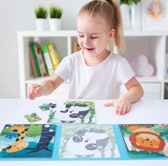 Magnētiskā Montessori puzle Pasakas Duoqu, 75 d. cena un informācija | Puzles, 3D puzles | 220.lv